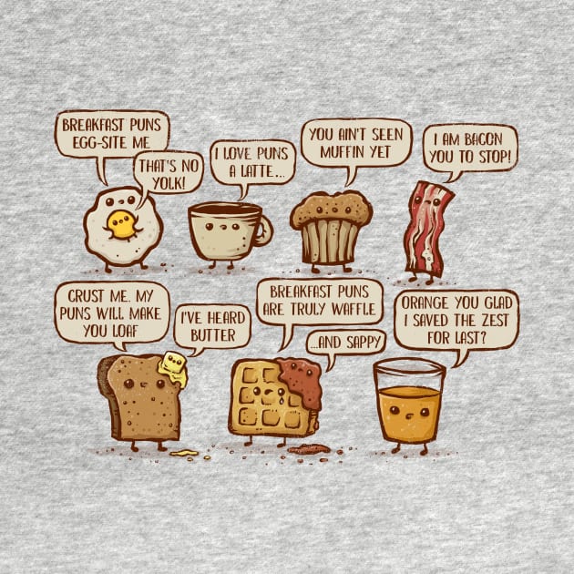 Breakfast Puns are Waffle by kg07_shirts